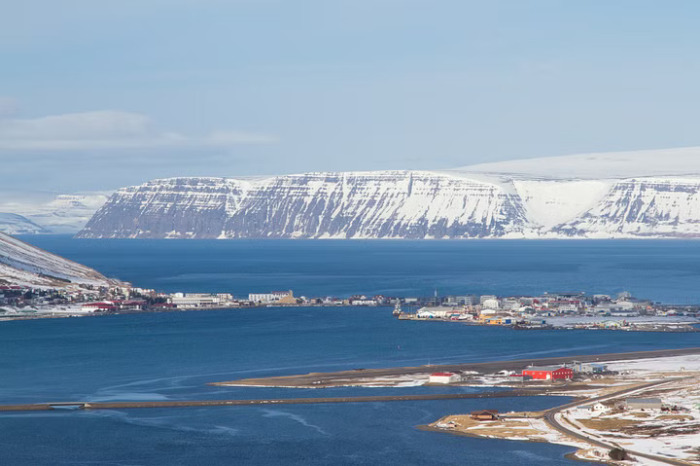 Mountain View from Isafjordur town