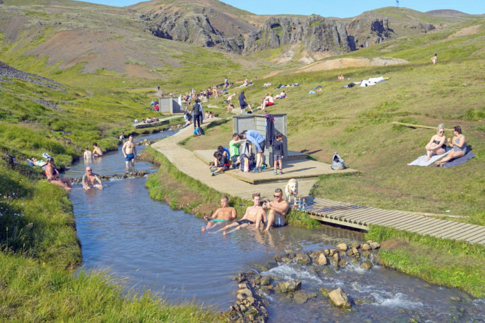 Private Hot River Hike in Reykjadalur