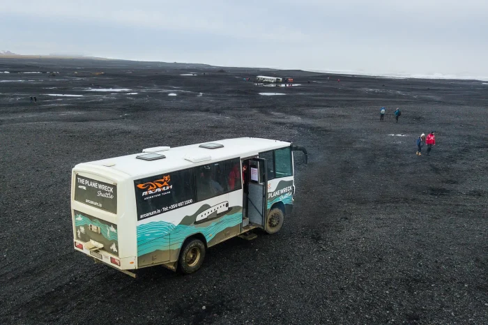 Plane Wreck Shuttle in South Iceland